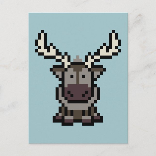 Frozen | 8-Bit Sven Postcard (Front)