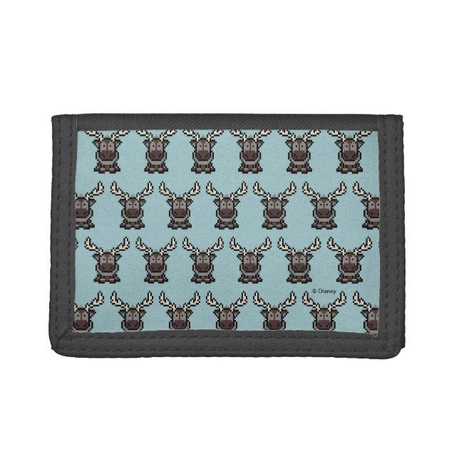Frozen | 8-Bit Sven Trifold Wallet (Front)