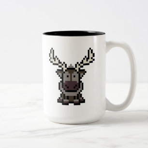 Frozen 8-Bit Sven Two-Tone Coffee Mug