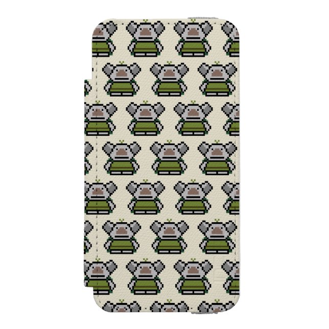 Frozen | 8-Bit Troll Incipio iPhone Wallet Case (Folio Front)