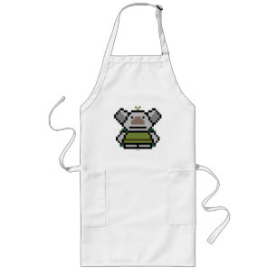 Frozen 8-Bit Troll Long Apron