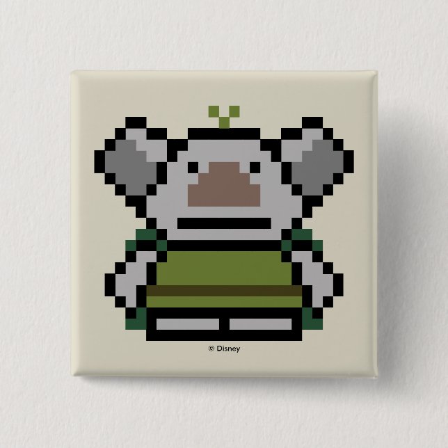 Frozen | 8-Bit Troll Pinback Button (Front)