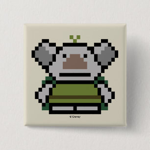 Frozen   8-Bit Troll Pinback Button