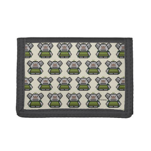 Frozen 8-Bit Troll Trifold Wallet