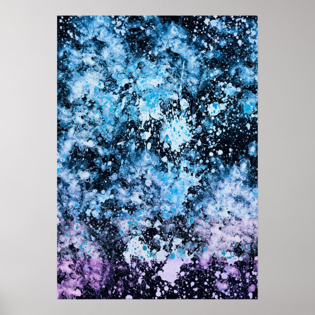 Frozen abstract art poster (Front)