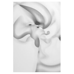 Frozen: Abstract Gray, White & Black Gallery Wrap