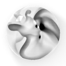 Frozen: Abstract Gray, White & Black