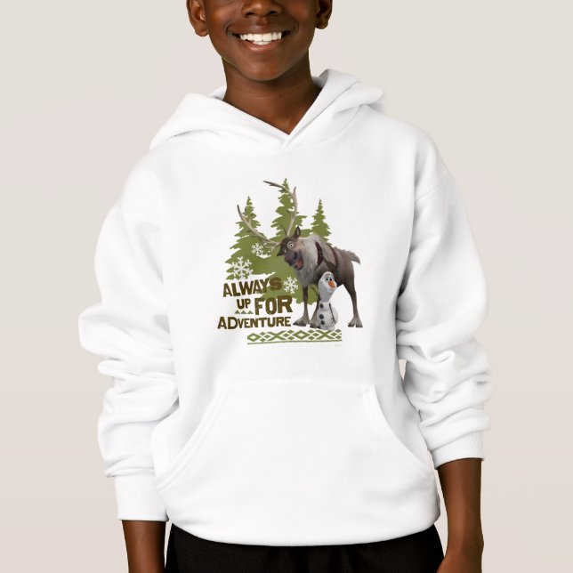 Frozen | Always up for Adventure Hoodie (Front)