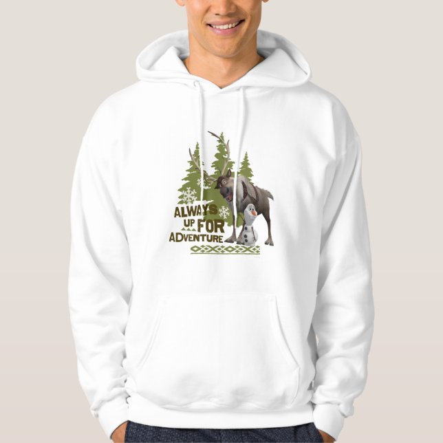 Frozen | Always up for Adventure Hoodie (Front)
