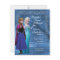 Frozen Anna and Elsa Snowflake Birthday Invitation