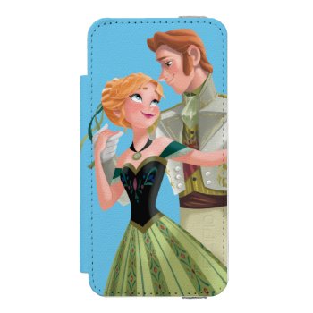 Frozen | Anna And Hans Wallet Case For Iphone Se/5/5s by frozen at Zazzle