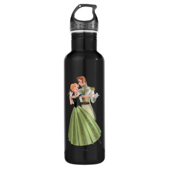 Frozen | Anna And Hans Stainless Steel Water Bottle by frozen at Zazzle