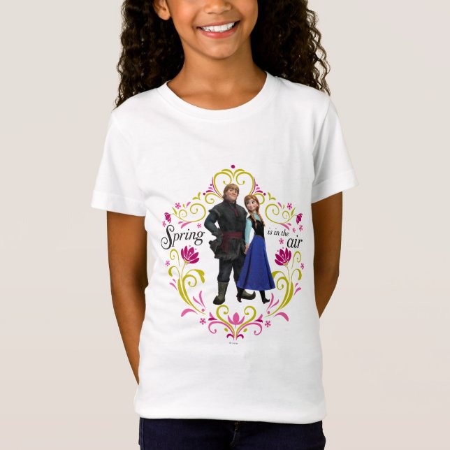 Frozen | Anna and Kristoff - Springtime T-Shirt (Front)