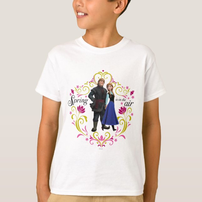 Frozen | Anna and Kristoff - Springtime T-Shirt (Front)