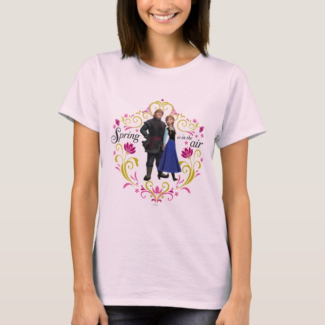 Frozen | Anna and Kristoff - Springtime T-Shirt (Front)