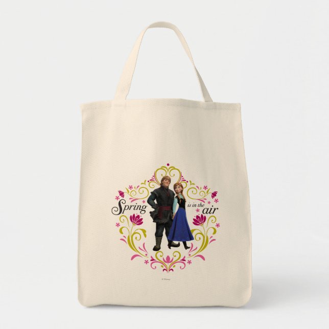 Frozen | Anna and Kristoff - Springtime Tote Bag (Front)