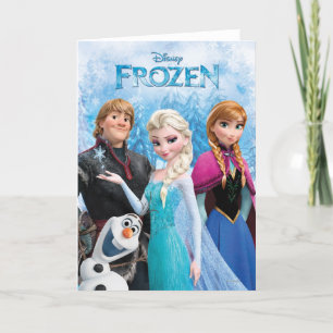 Frozen   Anna, Elsa, Kristoff and Olaf Card