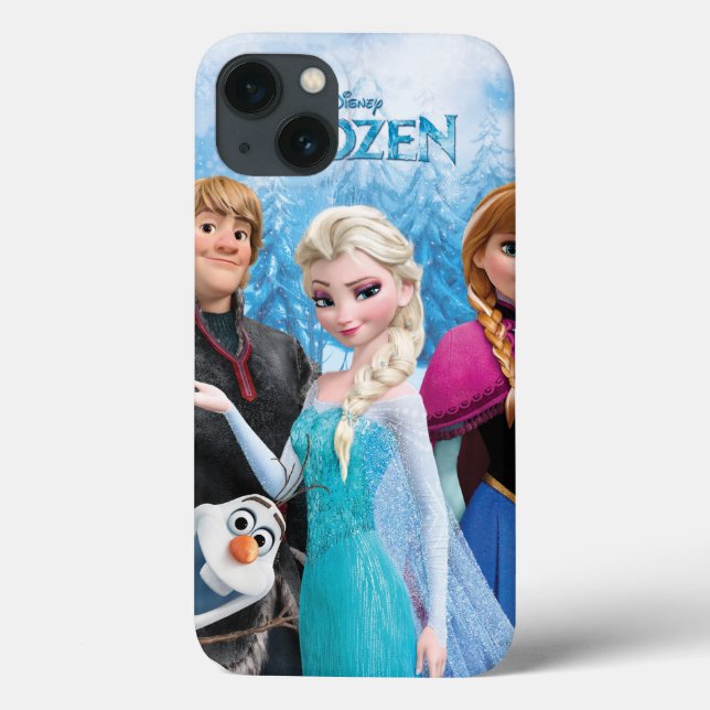 Frozen | Anna, Elsa, Kristoff and Olaf Case-Mate iPhone Case (Back)