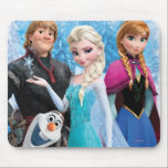 Frozen | Anna, Elsa, Kristoff and Olaf Mouse Pad<br><div class="desc">Check out this new Frozen Group Shot! Personalize your own Frozen merchandise on Zazzle.com! Click the Customize button to insert your own name or text to make a unique product. Try adding text using various fonts & view a preview of your design! Zazzle's easy to customize products have no minimum...</div>