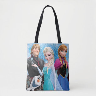 New Disney Frozen Olaf Silk Touch Throw and Canvas Tote Bag 