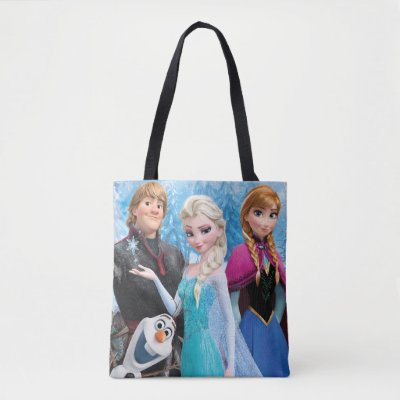 Disney Frozen Movie Character Tote Bags (Elsa and Anna)