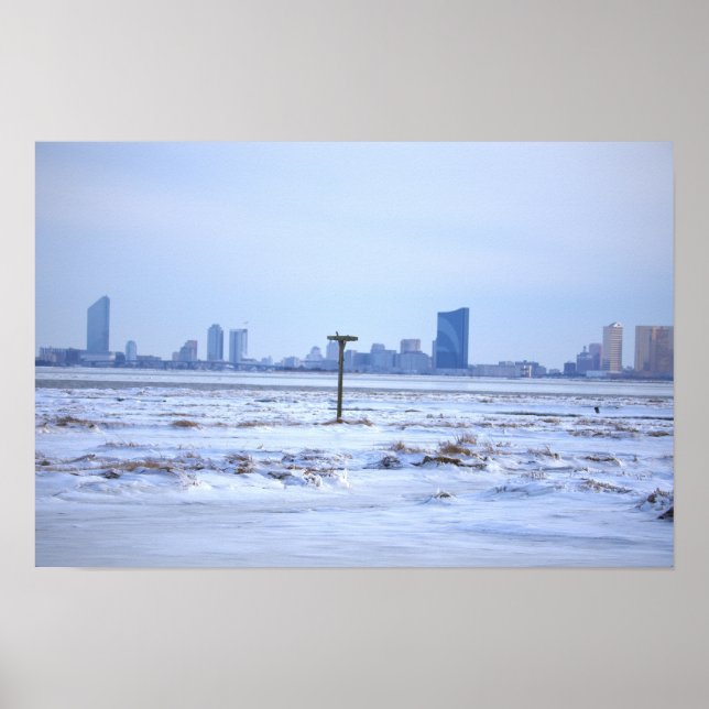 Frozen Atlantic Ocean Photo Poster (Front)