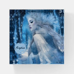 Frozen Beauty Snow Queen in Winter Wonderland Paperweight