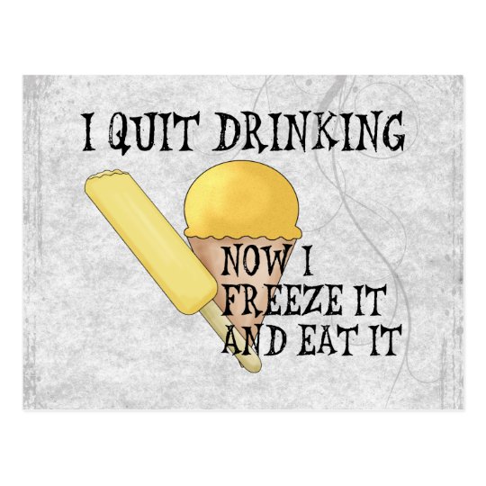 Frozen Beer Postcard