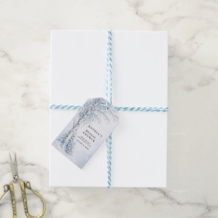 Frozen Birch Tree Bridal Shower Gift Tags