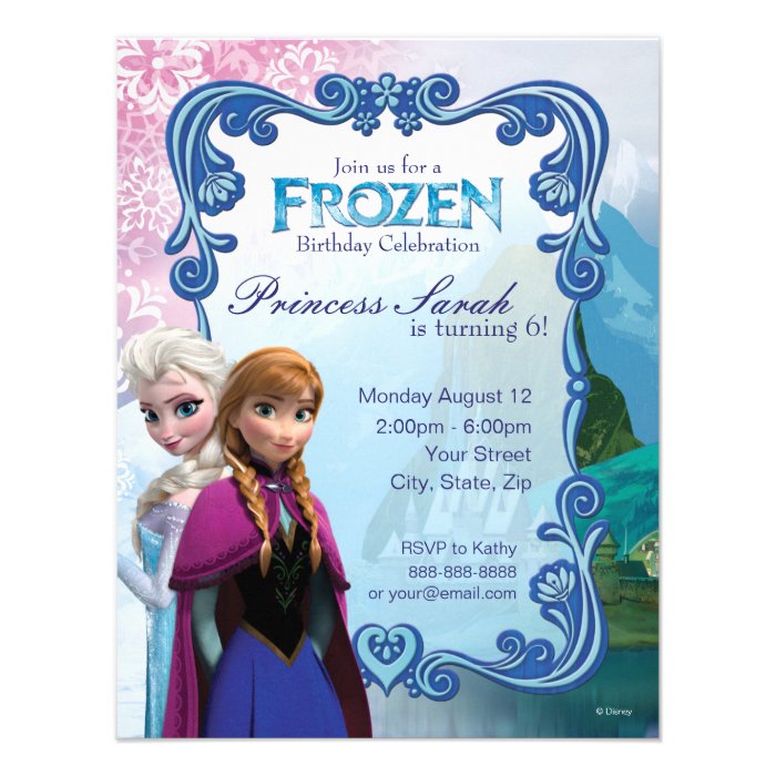 Frozen Birthday Invitation