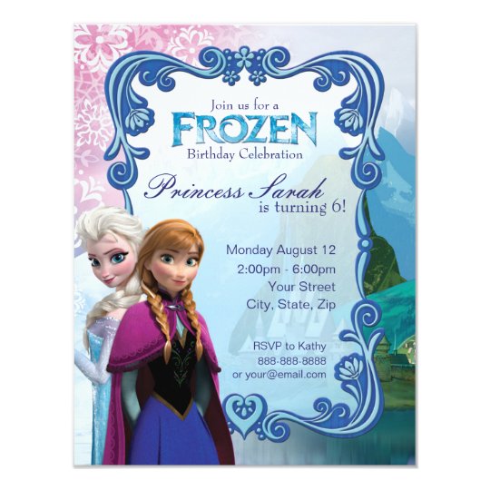 Frozen Invitation Card 1