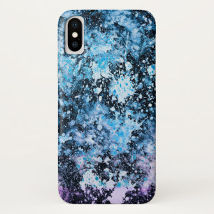 Frozen - blue abstract iPhone X Case