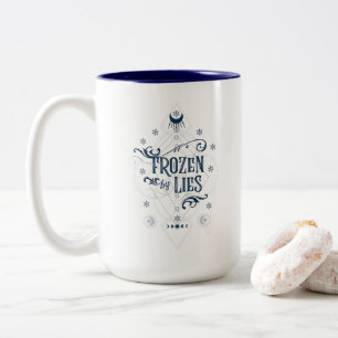 Frozen by Lies (Sleigh Riders book One) Two-Tone Coffee Mug