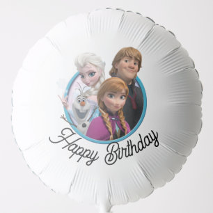 Frozen characters themed (for birthday) balloons