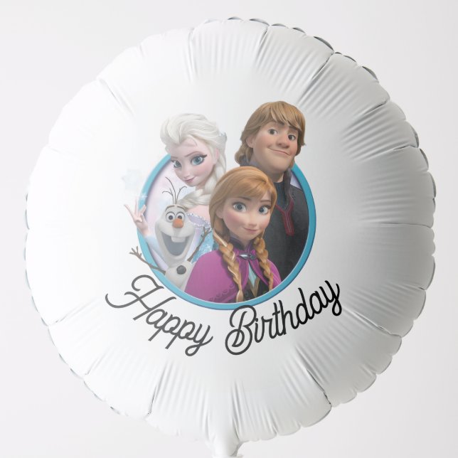 Frozen characters themed (for birthday) balloons (Front)