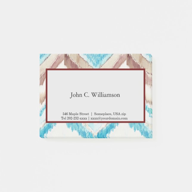 Frozen Chevron Notes (Front)