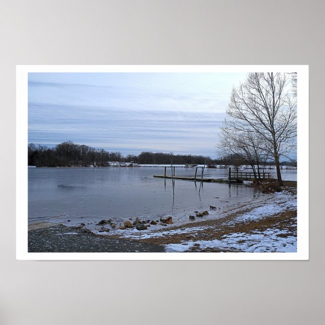 Frozen Creek Photo Poster (Front)