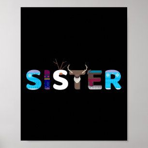 Frozen Dad And Mom Birthday Sister Family Party Sn Poster