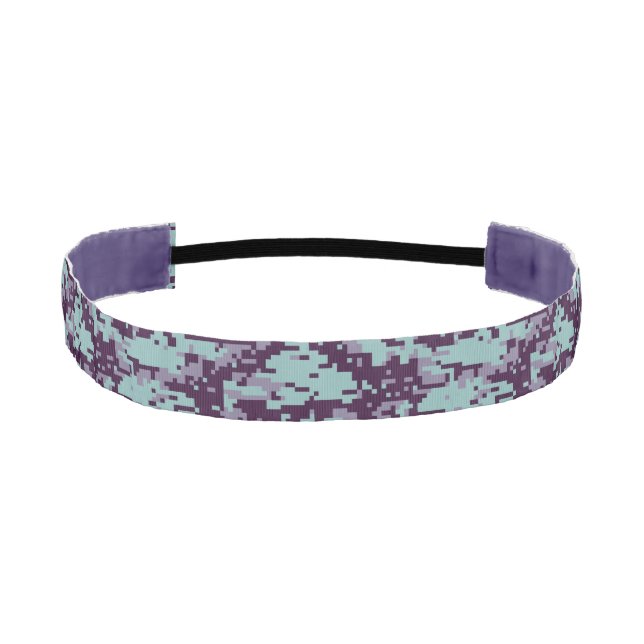 Frozen Digital Camo Pattern Athletic Headband (Front)