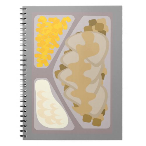 Frozen Dinner Epic Kitsch Art Design Fun  Notebook