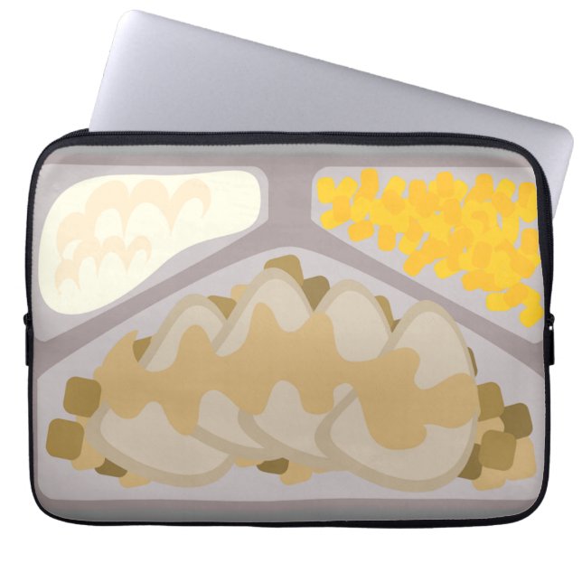 Frozen Dinner Laptop Fun Kitsch Design Case (Front)