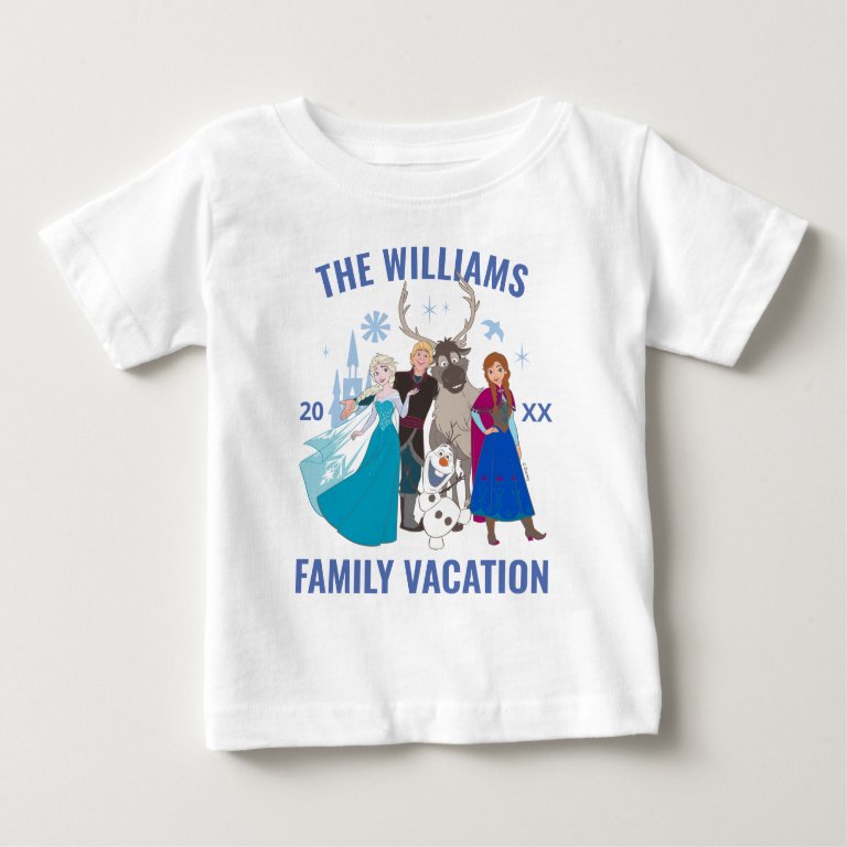 Frozen Disney Family Vacation Baby T-Shirt