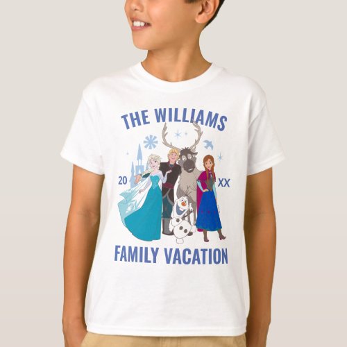 Frozen Disney Family Vacation T_Shirt