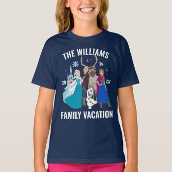 Frozen Disney Family Vacation T-shirt by frozen at Zazzle