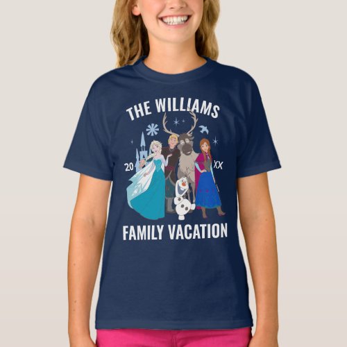 Frozen Disney Family Vacation T_Shirt