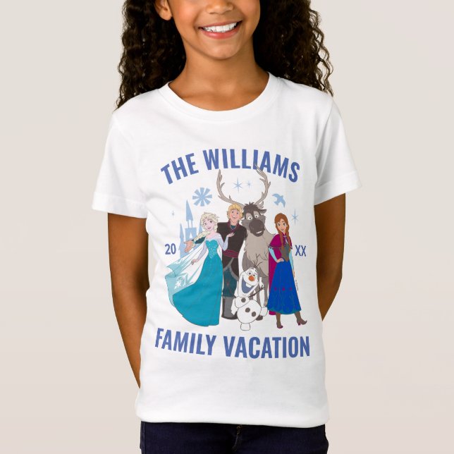 Frozen Disney Family Vacation T-Shirt (Front)