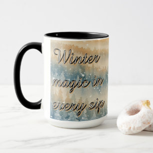 Frozen Dreams Snowy Landscape Mug
