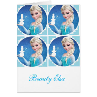 Frozen Elsa and Ana princess Cards