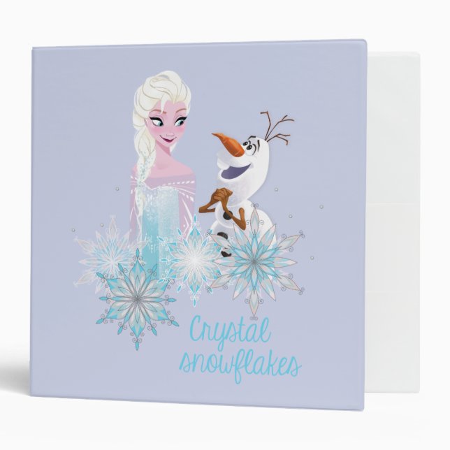 Frozen | Elsa and Olaf 3 Ring Binder (Front/Inside)