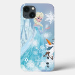 Frozen | Elsa And Olaf - Icy Glow Iphone 13 Case at Zazzle